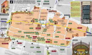 PLANO-GUÍA TURÍSTICO DE LA CALZADA